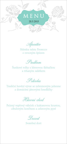 Svatební menu 