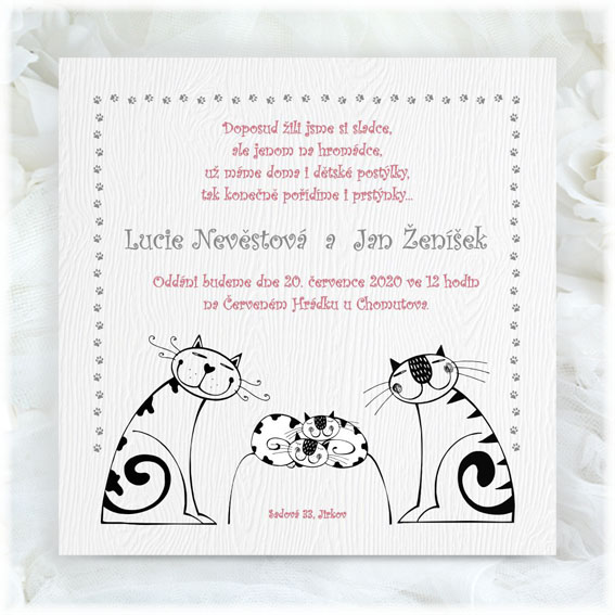 Cat Wedding Invitations
