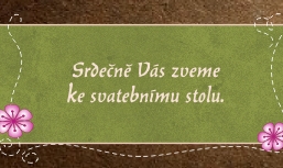 Svatební pozvánka