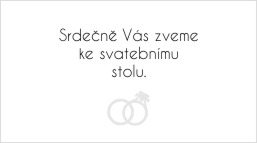 Svatební pozvánka