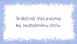 Svatební pozvánka