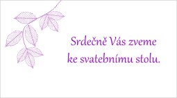 Svatební pozvánka