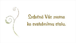 Svatební pozvánka
