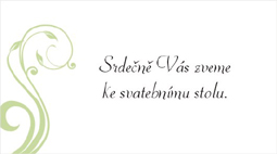 Svatební pozvánka