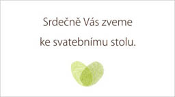 Svatební pozvánka