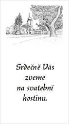 Svatební pozvánka Svatební pozvánka